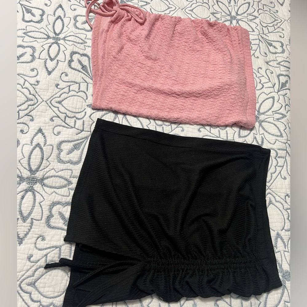 2 Tube Skirts Adjustable Length - Picture 1 of 3